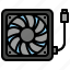 cpu, fan, air, cooler, cooling, conditioner, electronics 