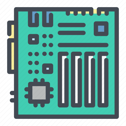 Computer, hardware, mainboard, motherboard, pc icon - Download on Iconfinder