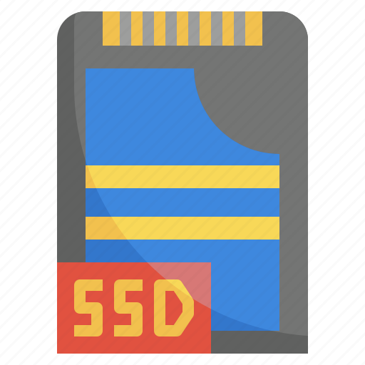 Ssd, drive, card, solid, state, electronics icon - Download on Iconfinder