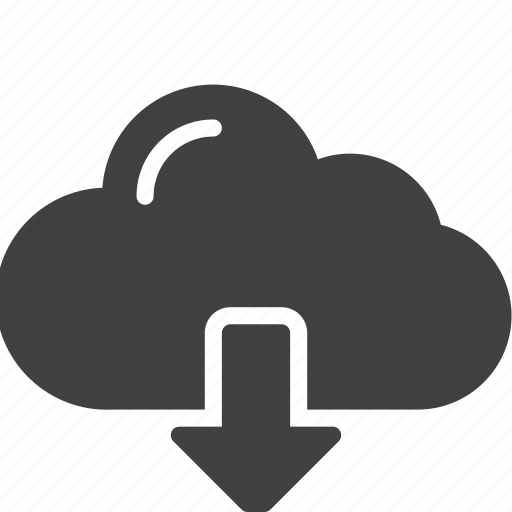Arrow down, cloud, download icon - Download on Iconfinder
