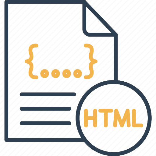 Html file, document, file, format, html icon - Download on Iconfinder
