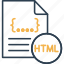 html file, document, file, format, html 