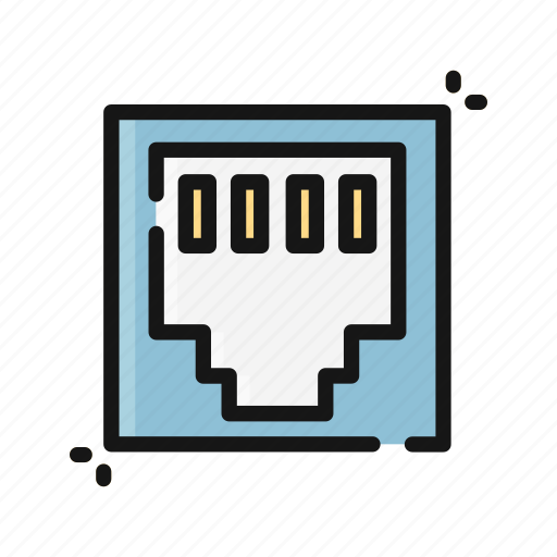 Computing cable, ethernet cable, internet cable, lan cable, networking cable  icon - Download on Iconfinder