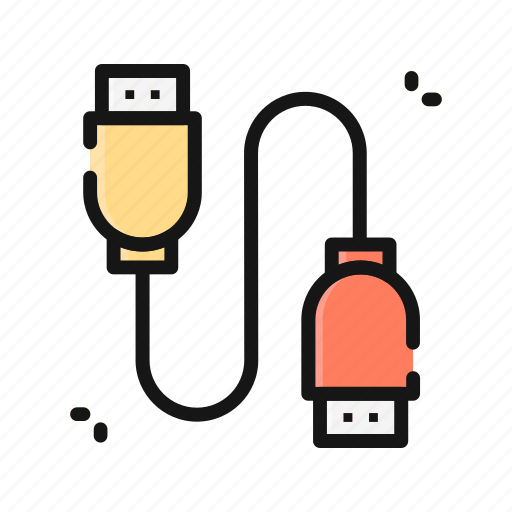 Cable, connector, drive, plug, storage, usb icon - Download on Iconfinder