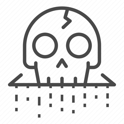 Anatomy, bone, crack, danger, dead, death, skull icon - Download on Iconfinder