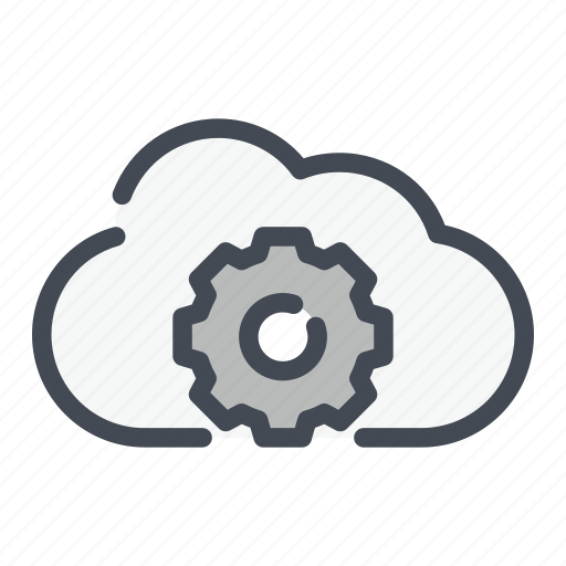 Cloud, cogwheel, gear, options, service, settings, technology icon - Download on Iconfinder
