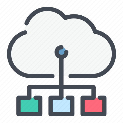 Cloud, connect, connection, link, service, structure, technology icon - Download on Iconfinder