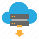 cloud, download, online, server