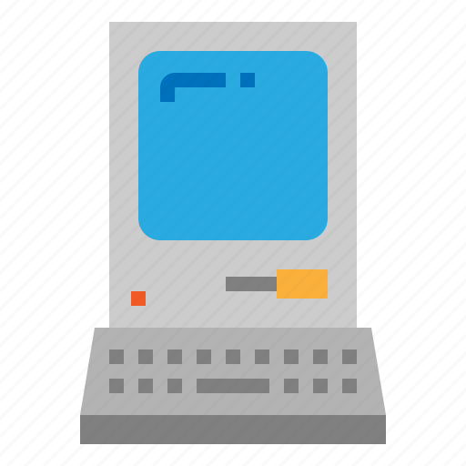 Computer, diskette, monitor, retro icon - Download on Iconfinder