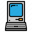 computer, diskette, monitor, retro 