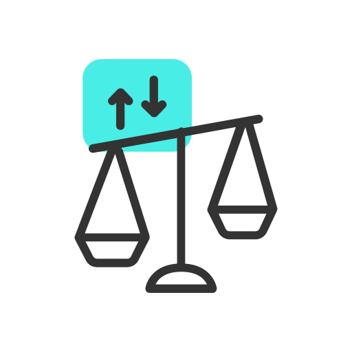 Gl, balance, weight, scales, law, measure, finance icon - Free download