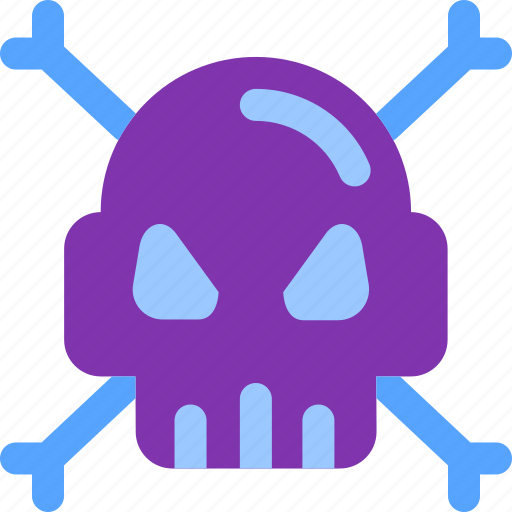 Bone, computer, pirate, skull, virus icon - Download on Iconfinder