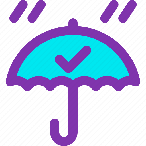 Antivirus, insurance, rain, tick, umbrella, virus icon - Download on Iconfinder
