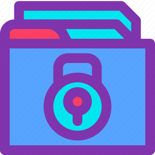 Data, document, file, folder, lock, protection, secure icon - Download on Iconfinder