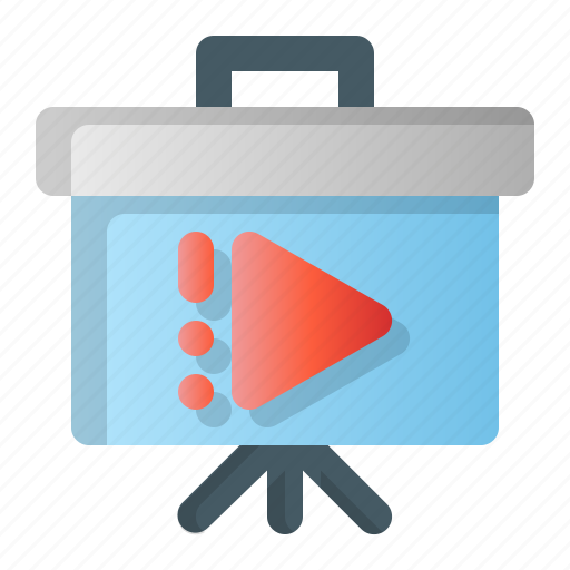Projection screen, projector, screen, standing screen icon - Download on Iconfinder