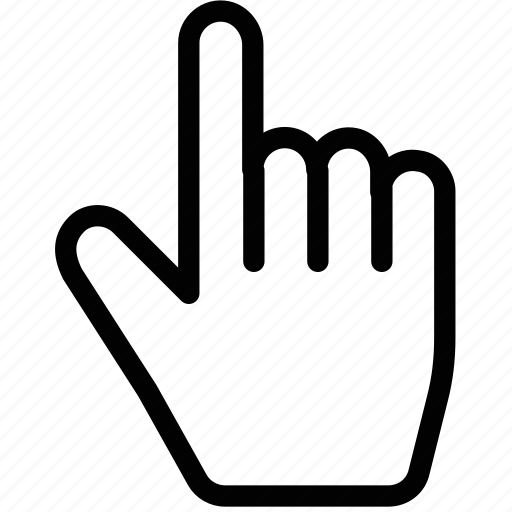 Computer Cursor Hand Icon