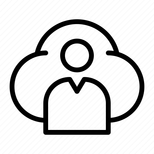 Admine, cloud, computing, person icon - Download on Iconfinder