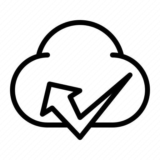 Check, cloud, computing, ok icon - Download on Iconfinder