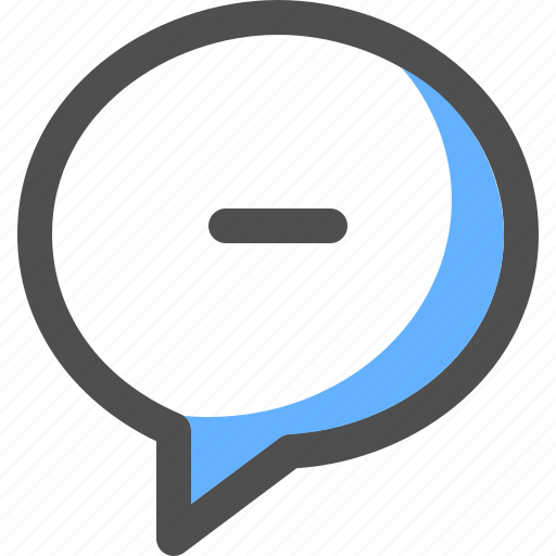 Chat, delete, communication, message, bubble, conversation, text icon - Download on Iconfinder