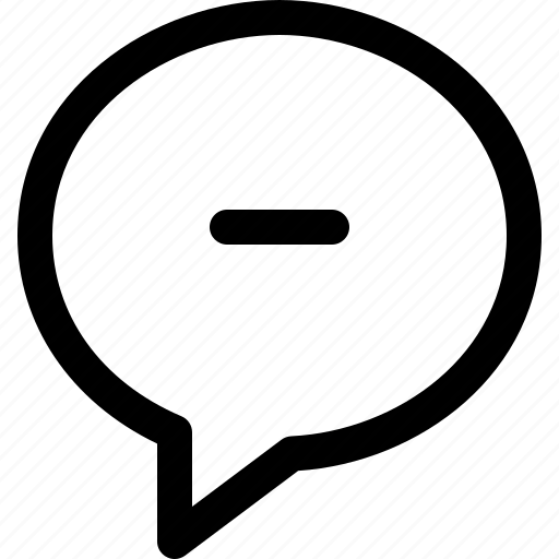 Chat, delete, communication, message, bubble, conversation, text icon - Download on Iconfinder
