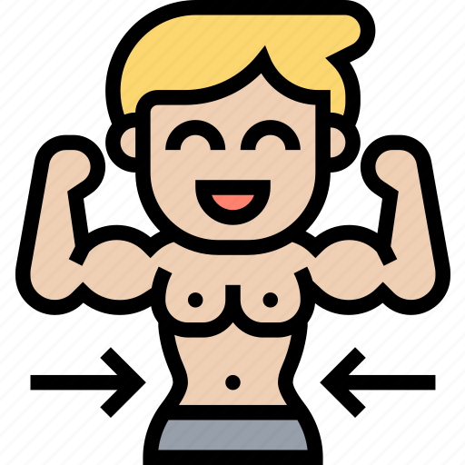 Muscle, slim, abdomen, pack icon - Download on Iconfinder