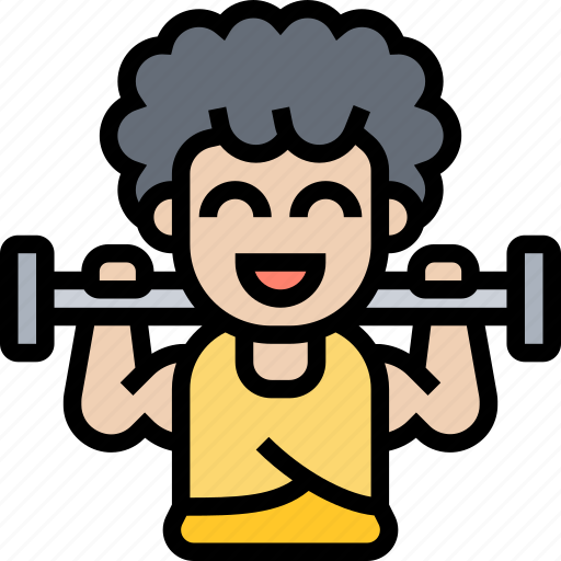 Weight, training, barbell, bodybuilding, gym icon - Download on Iconfinder
