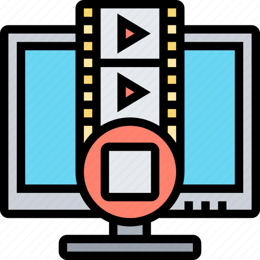Stop, movie, multimedia, player, software icon - Download on Iconfinder