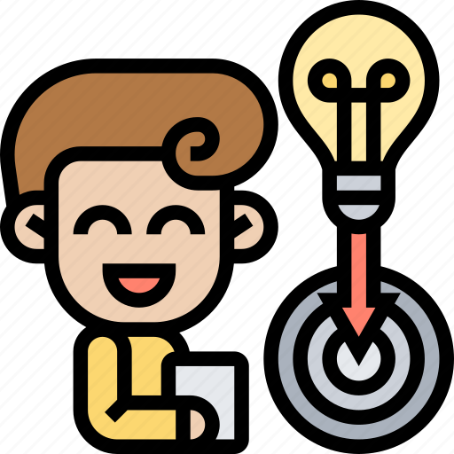 Work, target, aim, creative, accomplishment icon - Download on Iconfinder
