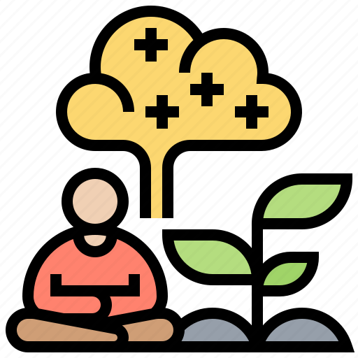Attitude, nature, positive, psychology, trees icon - Download on Iconfinder