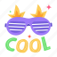 cool glasses, cool goggles, party glasses, party goggles, cool word 