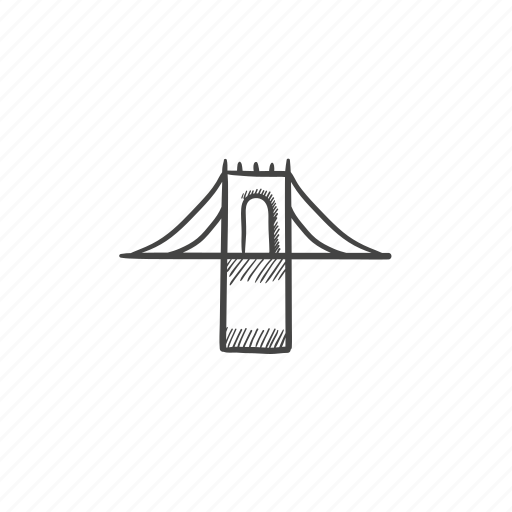 Architecture, bridge, city, crossing, project, suspension icon - Download on Iconfinder