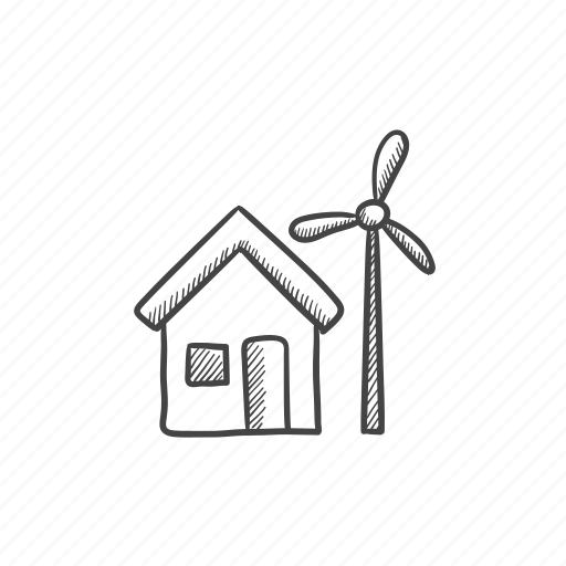 Alternative, generator, green, house, renewable, technology, windmill icon - Download on Iconfinder