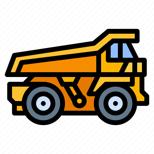 Construction, dump, tipper, truck, vehicle icon - Download on Iconfinder