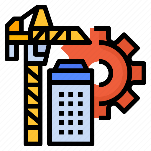 Building, crane, management, project, tower icon - Download on Iconfinder