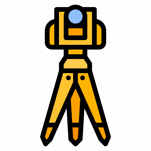 Civil, construction, measurement, theodolite, tool icon - Download on Iconfinder