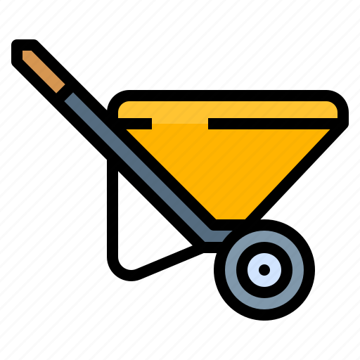 Carry, constrcution, trolley, wheelbarrow icon - Download on Iconfinder