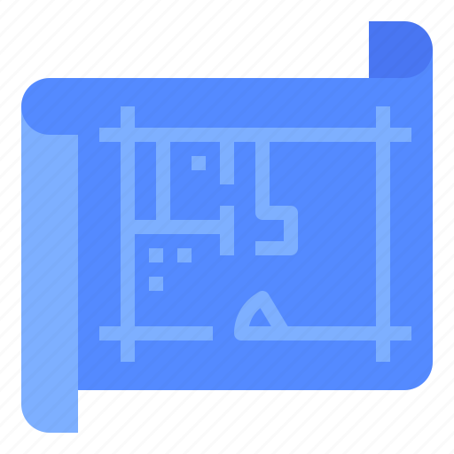 Blueprint, design, building, construction icon - Download on Iconfinder