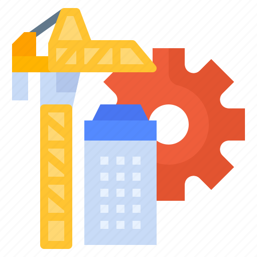 Building, crane, management, project, tower icon - Download on Iconfinder