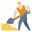 avatar, construction, shovel, under 