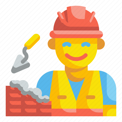 Builder, building, construction, labour, labourer, profession, workman icon - Download on Iconfinder