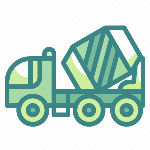 Cargo, cement, concrete, construction, mixer, transport, truck icon - Download on Iconfinder