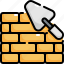 brick, building, construction, tool, tools, wall, worker 