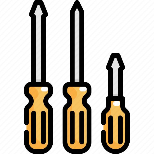 Construction, repair, screwdriver, tool, tools, worker icon - Download on Iconfinder