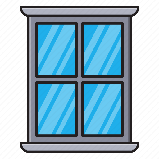 Building, construction, home, house, window icon - Download on Iconfinder