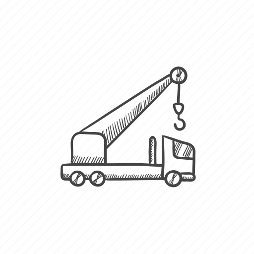 Crane, hook, lifter, loader, machine, mobile, moving icon - Download on Iconfinder
