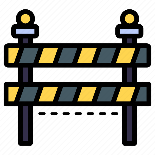Road block, traffic barrier, road barrier, construction, road sign icon - Download on Iconfinder