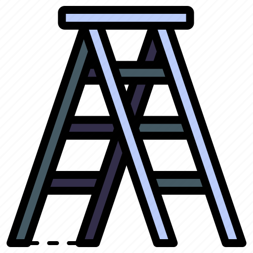 Ladder, stairs, construction, tool, equipment icon - Download on Iconfinder