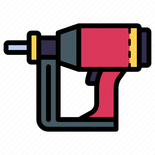Nail gun, tool, equipment, construction, carpentry icon - Download on Iconfinder