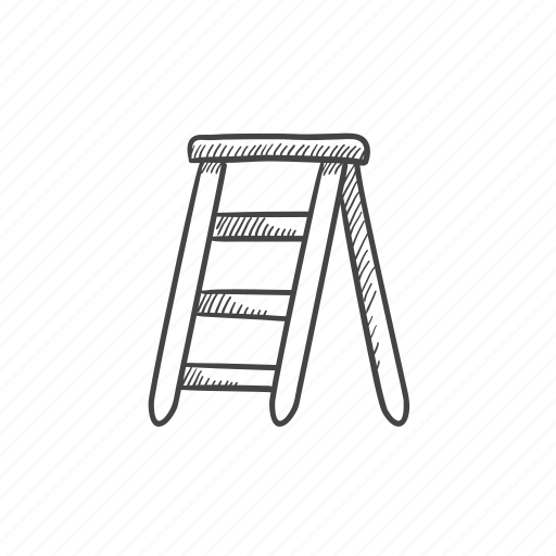 Build, concept, repairing, stairs, stepladder, tool, work icon - Download on Iconfinder