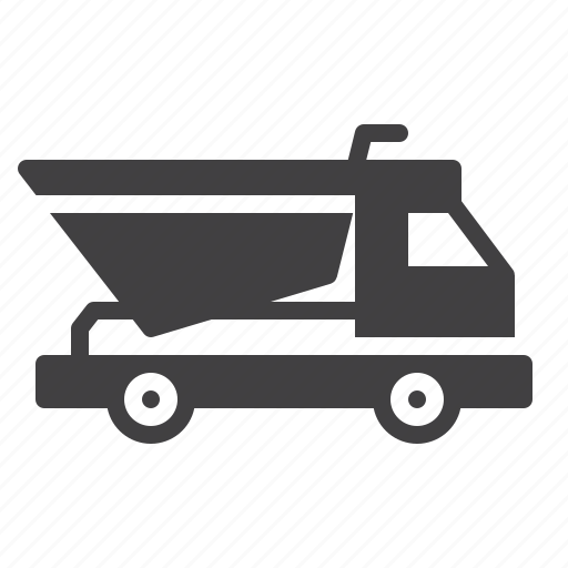 Dump, truck, dumper, transportation icon - Download on Iconfinder